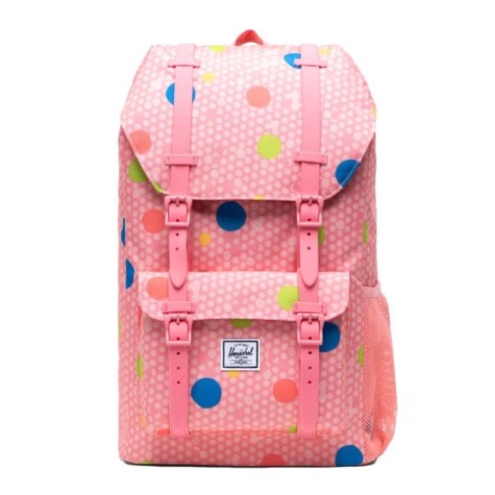 Herschel Little America Youth 13” Laptop Backpack Primary Polka NWT RARE